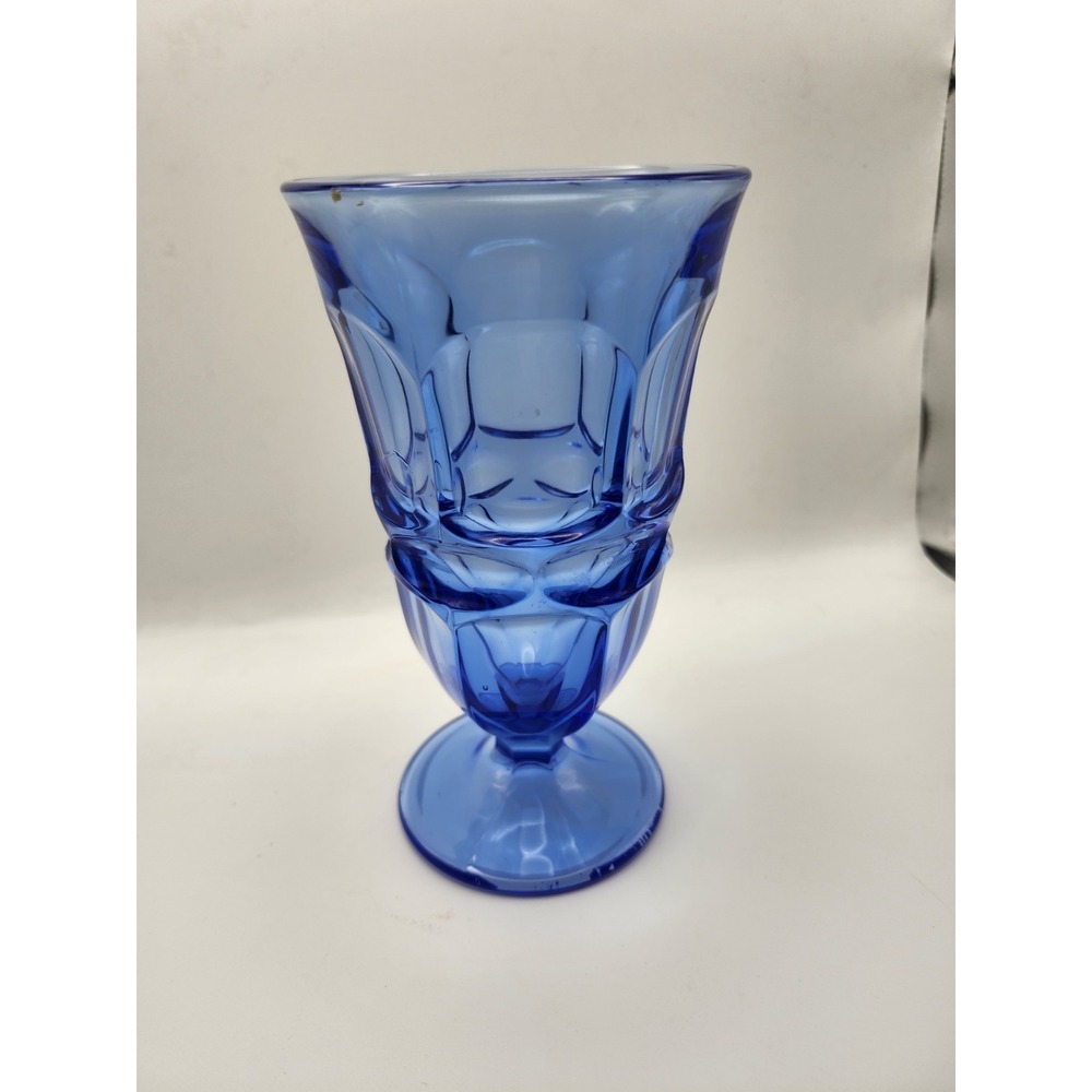 VINTAGE FOSTORIA ARGUS BLUE ICED TEA GLASS